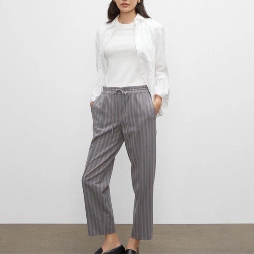 NWT! Club Monaco Tailored Pinstripe Gray Joggers